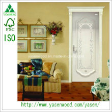 White Solid Wood Door Carvings Decorative Door